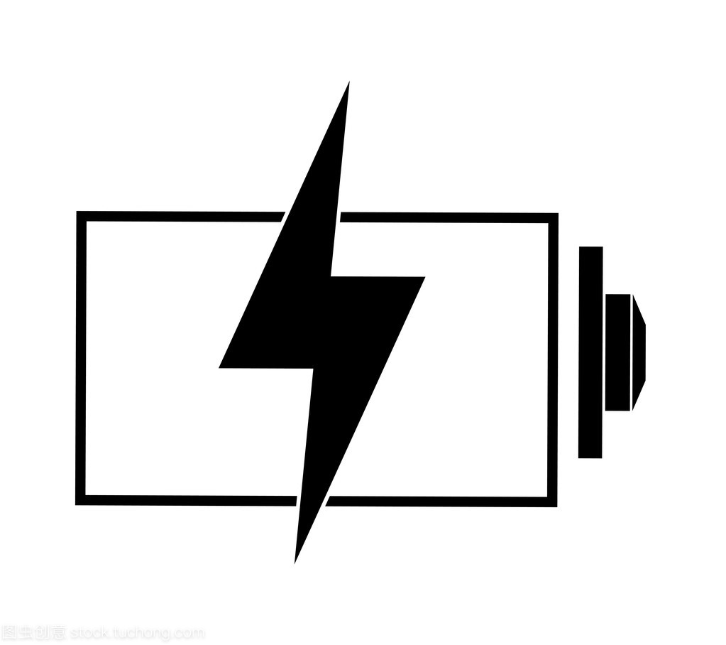 電池圖標(biāo)。能源的設(shè)計(jì)。矢量圖形